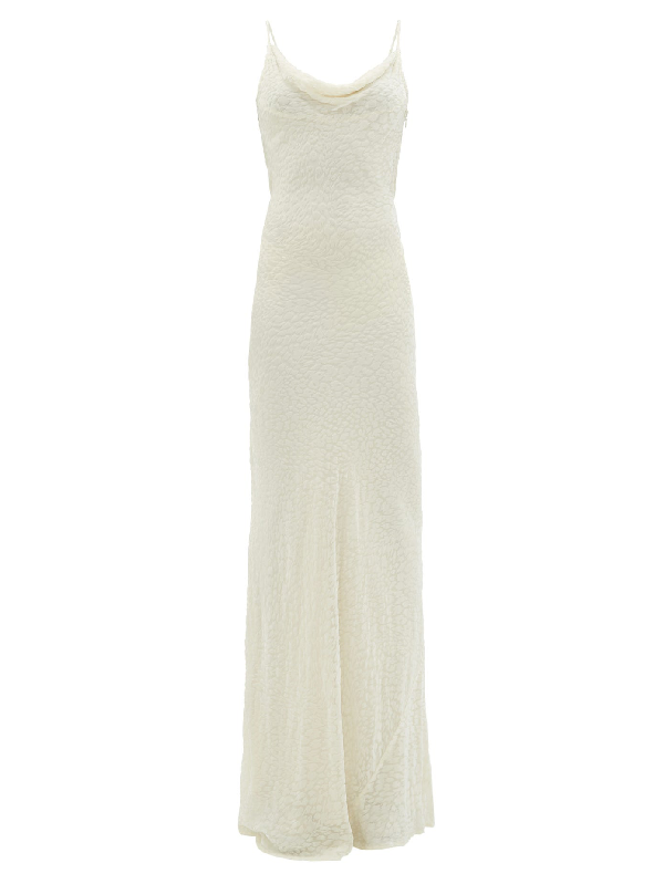 ivory velvet dress