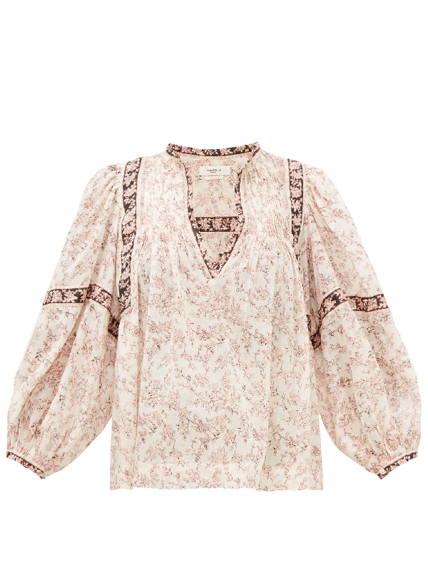 isabel marant etoile violette blouse