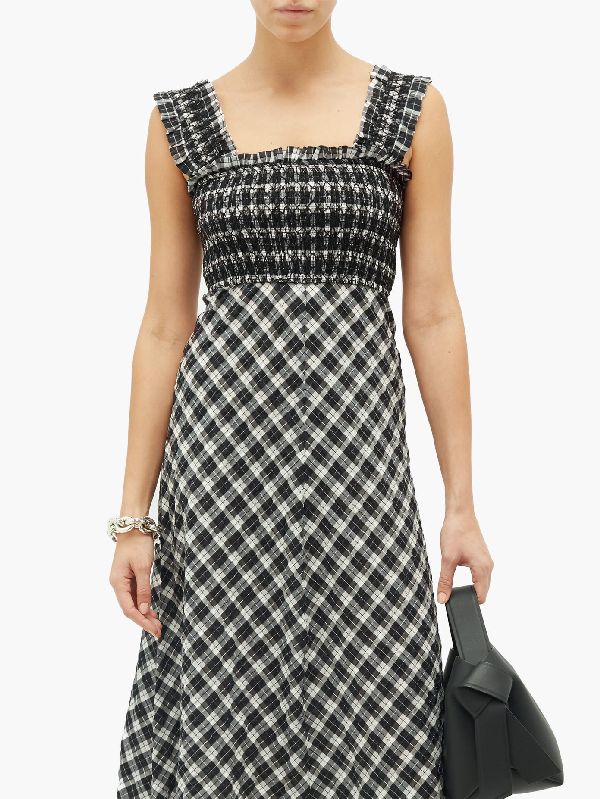 ganni cotton dress