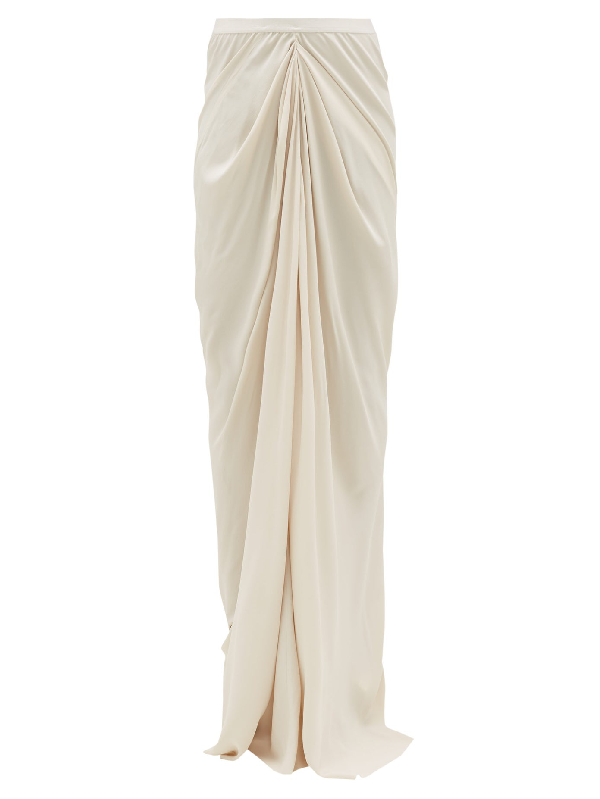 ivory maxi skirt