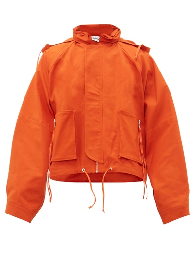Ambush Oversized Cotton-canvas Jacket In Orange | ModeSens