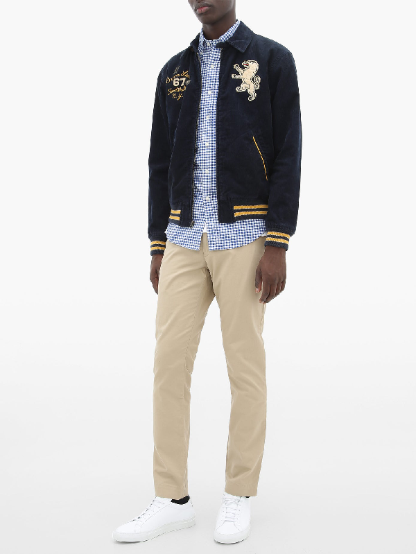 polo ralph lauren embroidered corduroy jacket