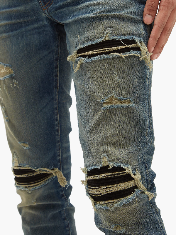 amiri mx1 jeans blue