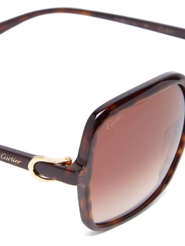 cartier oversized sunglasses