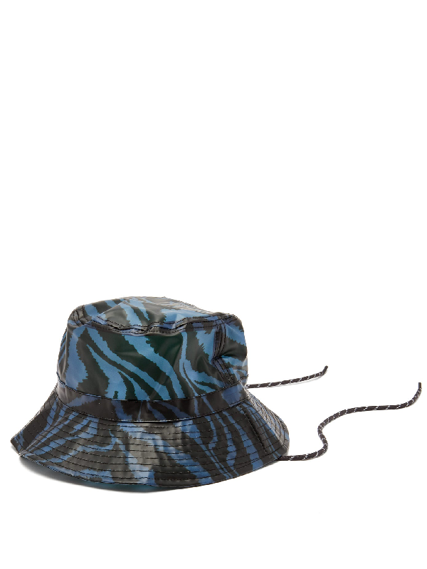 zebra print bucket hat