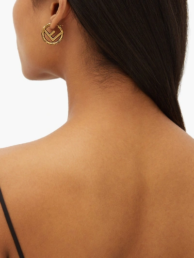 Small sale fendi hoops