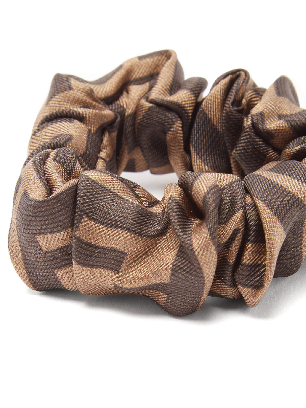 pink fendi scrunchie