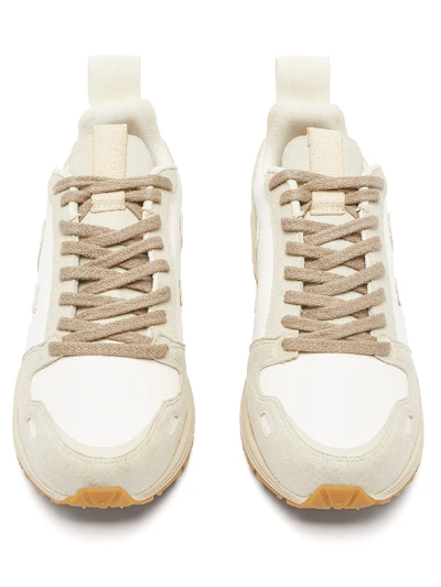 Rick Owens X Veja Venturi Faux-leather Hiking Trainers In White | ModeSens