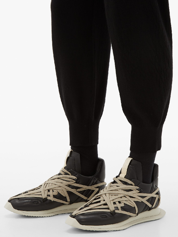 rick owens maximal tractor sneakers