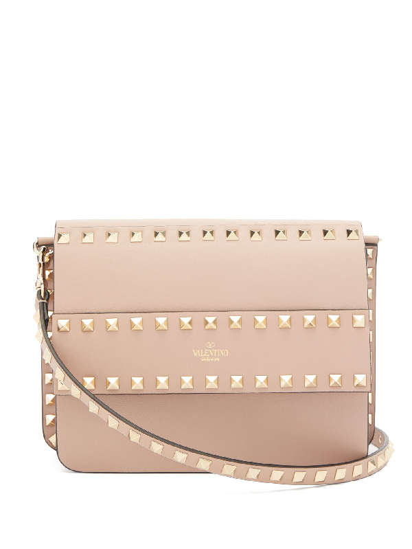 valentino rockstud nude bag
