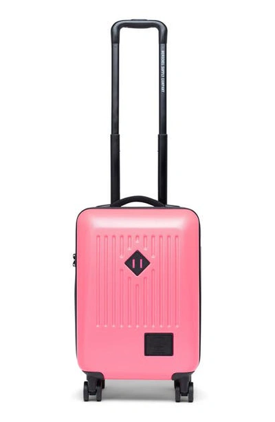 Shop Herschel Supply Co Trade Neon 21-inch Rolling Carry-on In Neon Pink