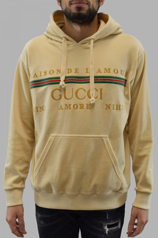 gucci sweatshirt yellow
