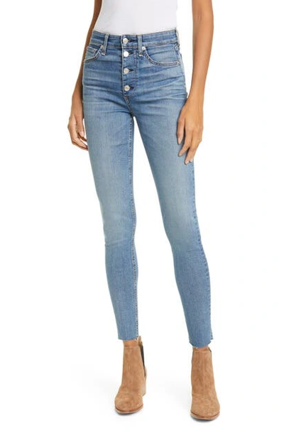 Shop Rag & Bone Nina High Waist Skinny Jeans In Fire Islnd