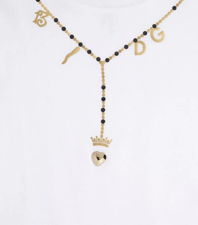 Shop Dolce & Gabbana Kids Necklace T-shirt (3-30 Months)