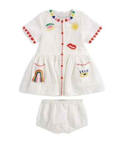 Shop Stella Mccartney Kids Hearts Dress With Bloomers