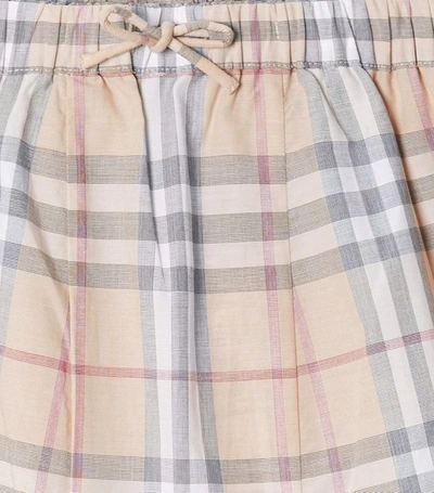 Shop Burberry Kids Vintage Check Trousers