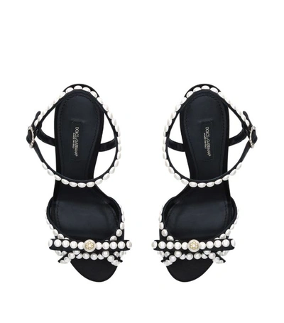 Shop Dolce & Gabbana Christmas Pearl Heels 90