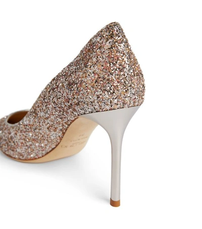 Shop Jimmy Choo Romy 85 Glitter Pumps