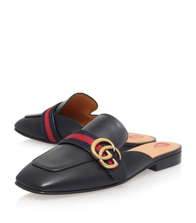 Shop Gucci Leather Slippers