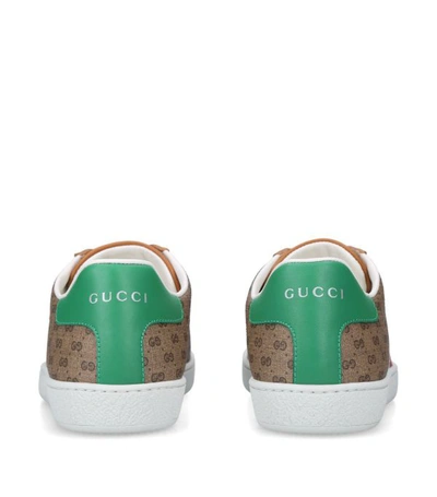 Shop Gucci X Disney Mickey Mouse New Ace Gg Sneakers