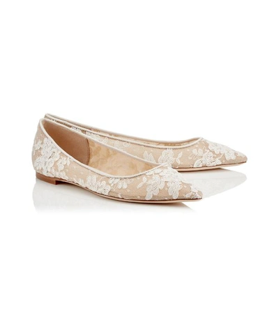 Shop Jimmy Choo Romy Lace Flats