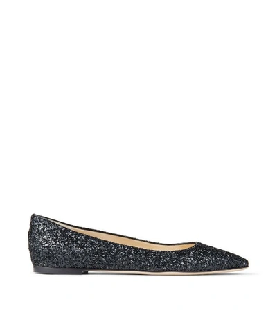 Shop Jimmy Choo Mirele Glitter Flats