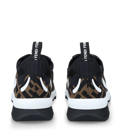 Shop Fendi Logo Low-top Sneakers