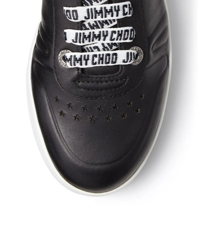 Shop Jimmy Choo Hawaii Leather Sneakers