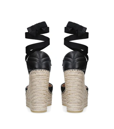 Shop Gucci Palmyra Wedge Sandals 85