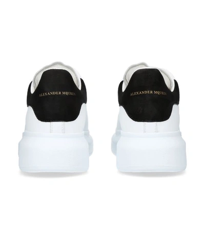 Shop Gucci Alexander Mcqueen Leather Runway Sneakers