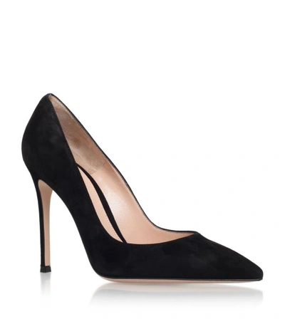 Shop Gianvito Rossi Suede Gianvito Pumps 105