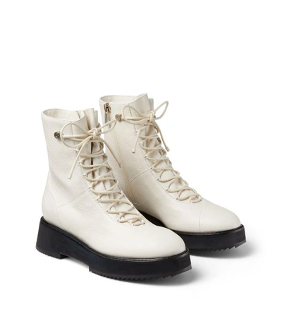 Shop Jimmy Choo Haysley Leather Biker Boots