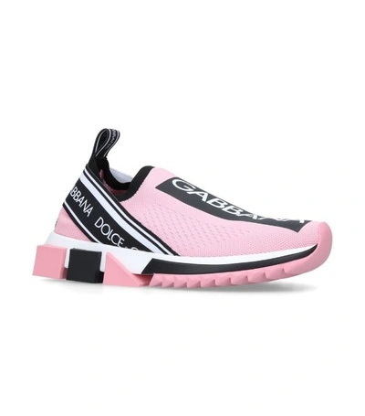 Shop Dolce & Gabbana Sorrento Logo Sneakers In Pink