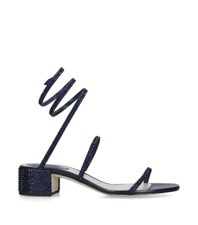 Shop René Caovilla Embellished Cleo Sandals 40