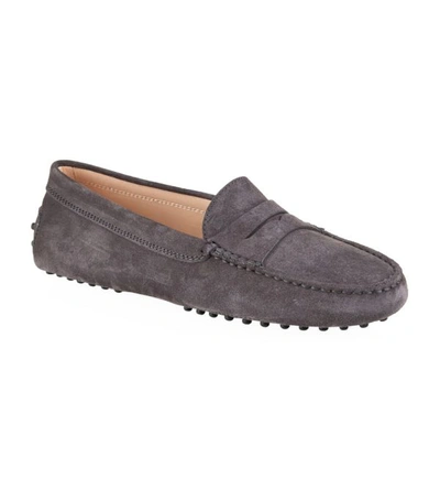 Shop Tod's Gommino Suede Driving Shoes