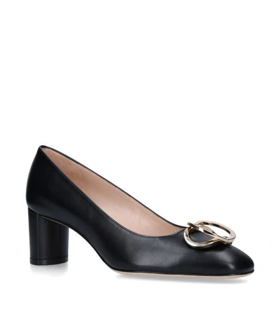 Shop Stuart Weitzman Leather Anicia Pumps 60