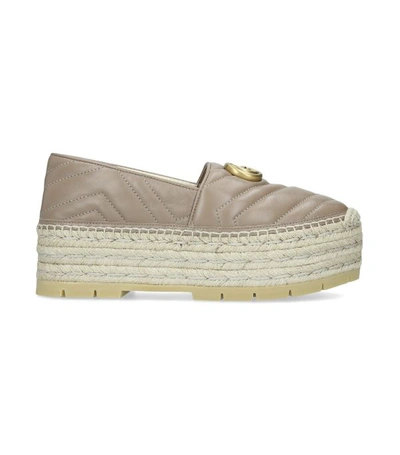 Shop Gucci Flatform Pilar Espadrilles