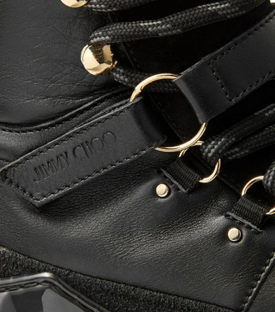 Shop Jimmy Choo Diamond Hike Leather Boots