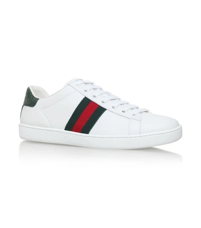 Shop Gucci Leather New Ace Sneakers