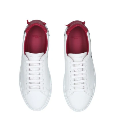 Shop Givenchy Leather Knot Sneakers