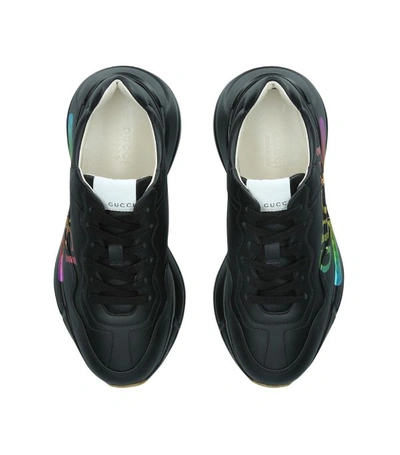 Shop Gucci Rhyton Logo Sneakers