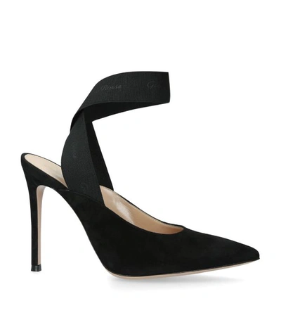 Shop Gianvito Rossi Beryl Suede Pumps