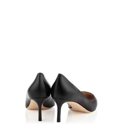 Shop Jimmy Choo Romy 60 Leather Pumps In Black