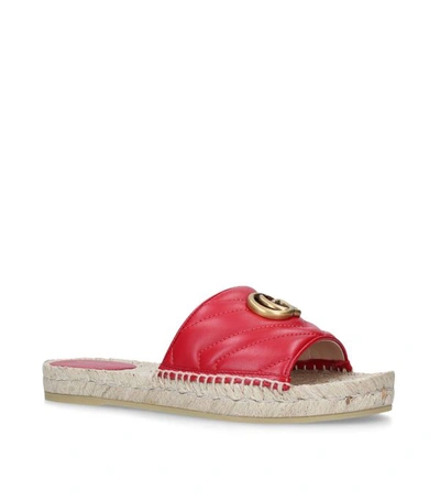 Shop Gucci Pilar Espadrille Slides