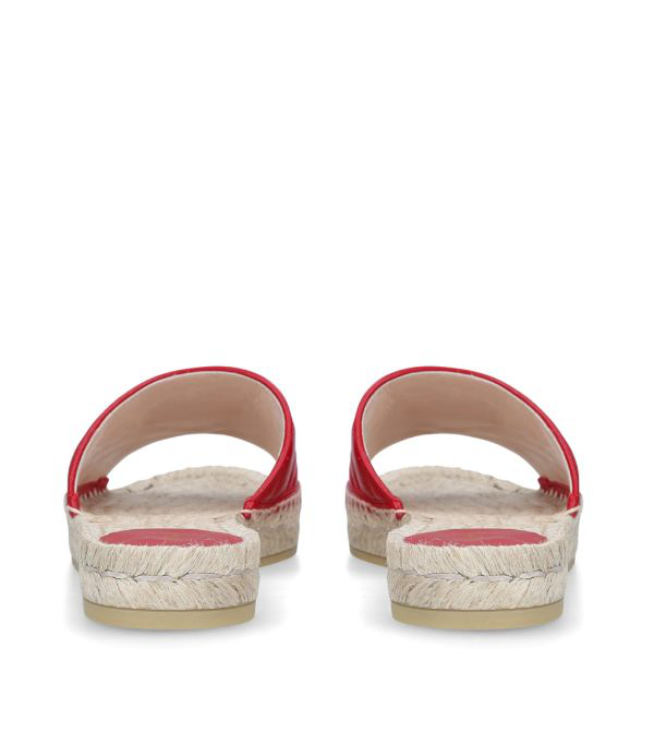 pilar gg matelassé espadrille slide sandal