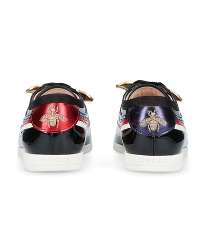 Shop Gucci Falacer Butterfly Sneakers