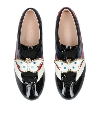 Shop Gucci Falacer Butterfly Sneakers