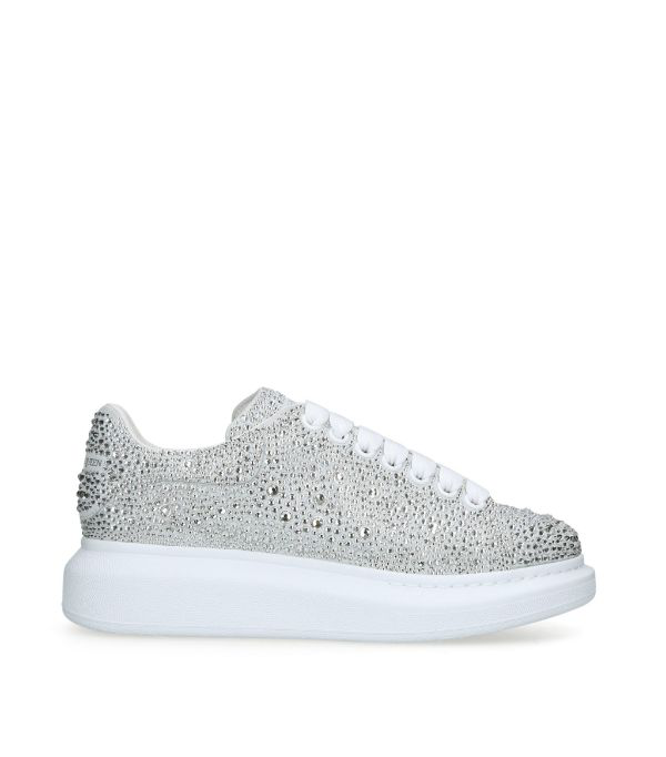 alexander mcqueen oversized crystal sneakers