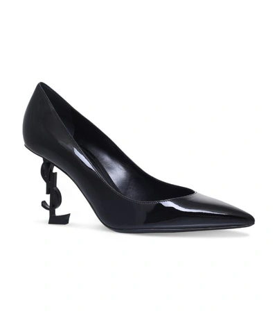 Shop Saint Laurent Patent Opyum Pump 85