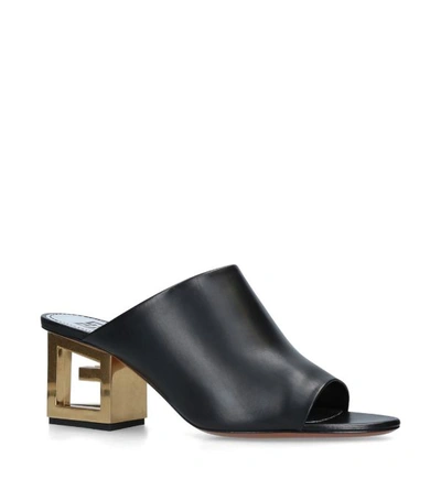 Shop Givenchy Logo Heel Mules